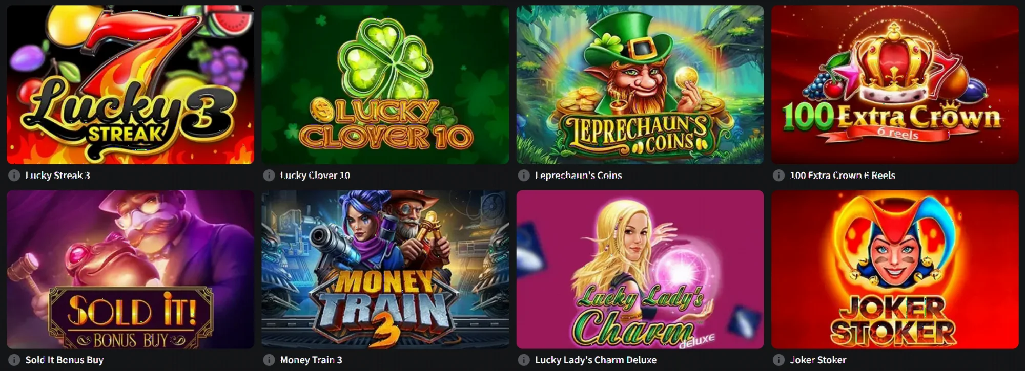 Conti Casino Spieleauswahl